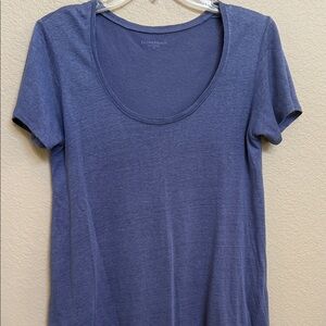 Eileen Fisher Blue Short Sleeve Women's Top